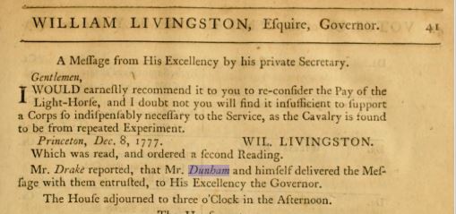 1777 Votes of the General Assembly of New Jersey p.40
