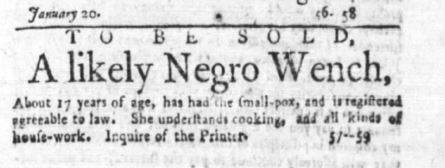 Age 17 Years Old. The Independent Gazetteer (Philadelphia) at 1 (Feb. 4, 1783)